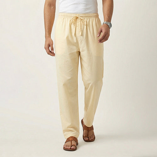 Stretch Cotton Kurta Pants