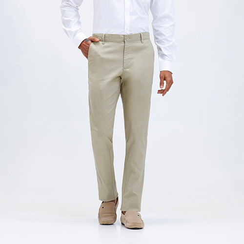 Cotton Slub Trousers