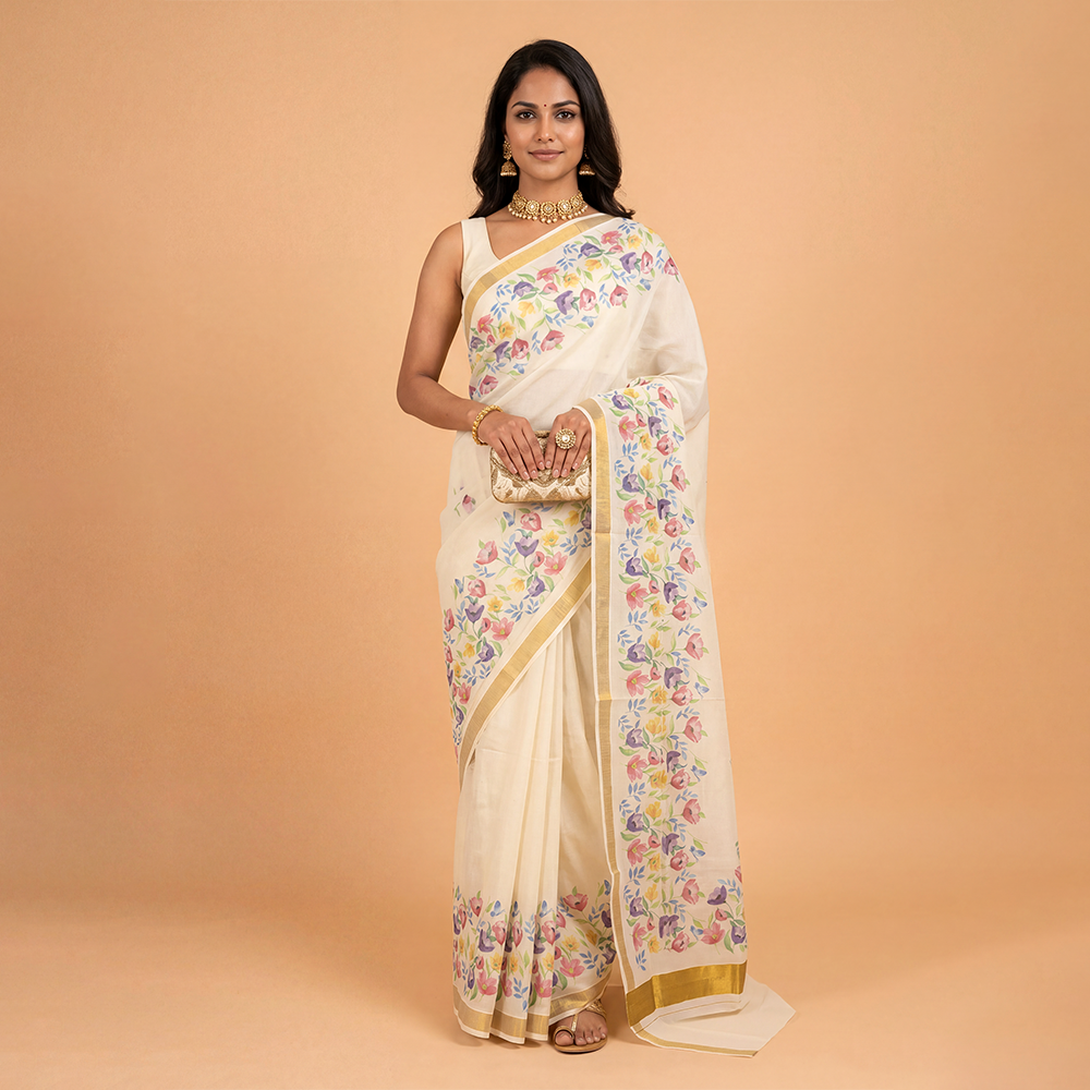 Kora Cotton Sarees