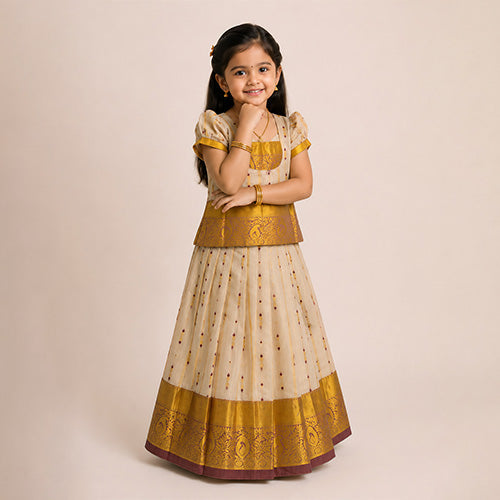 Girls Skirts / Pattu Pavadai Sets