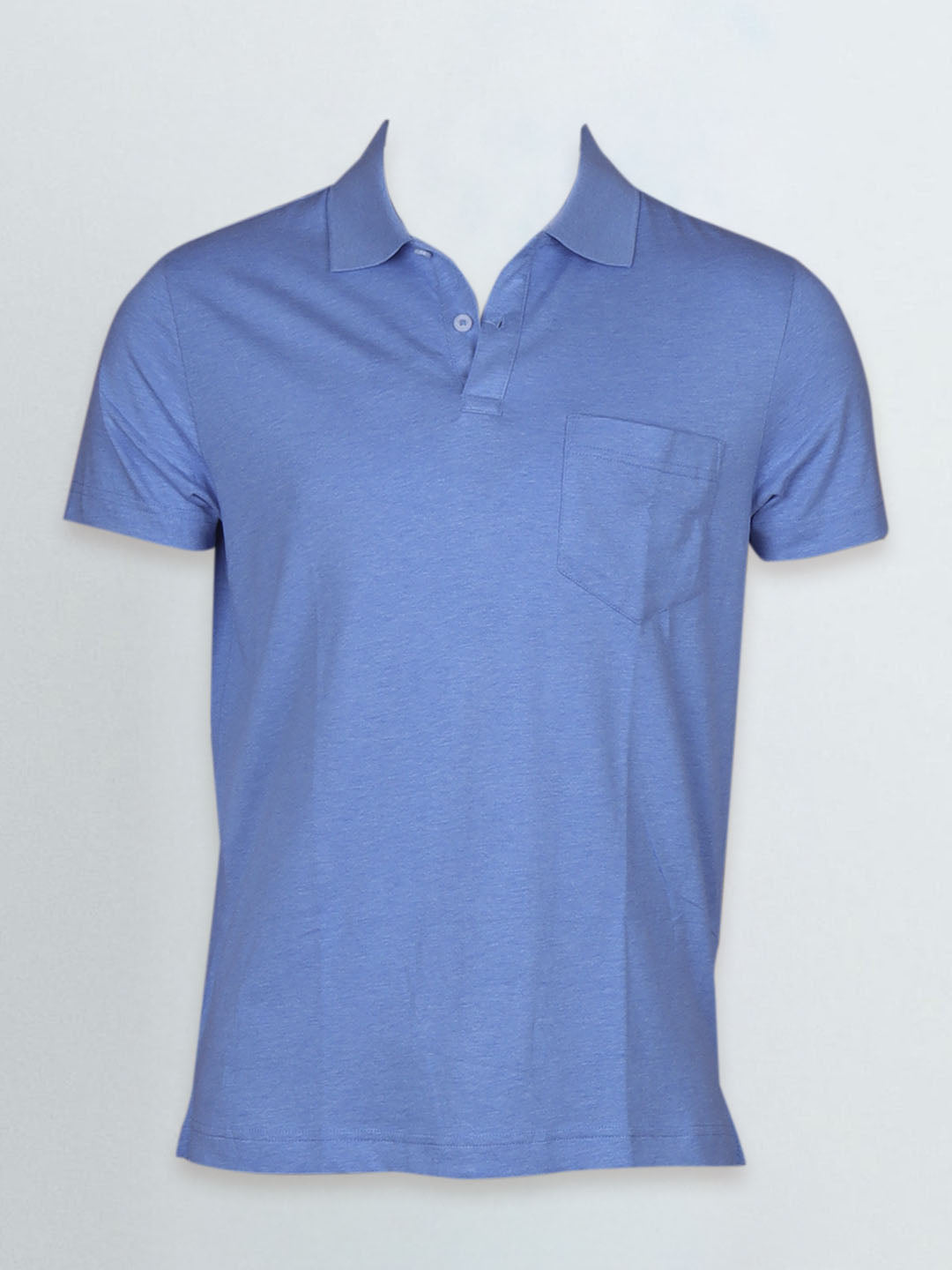 Men TENCEL™ Modal Fibers with Micro technology Polo T-Shirt Sky Heather EMP7
