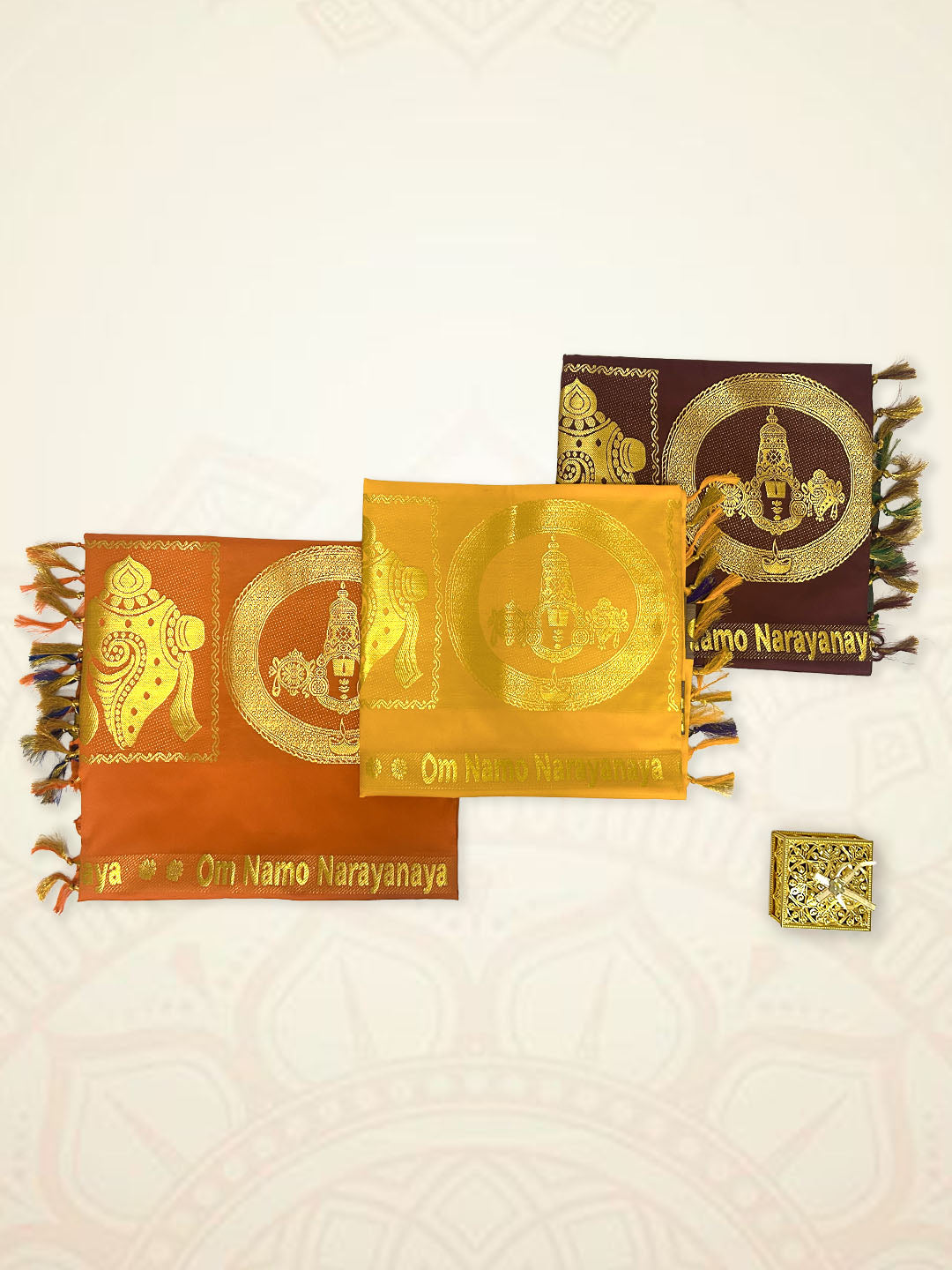 Art Silk Perumal Ponnadai Shawl Assorted Colour 512