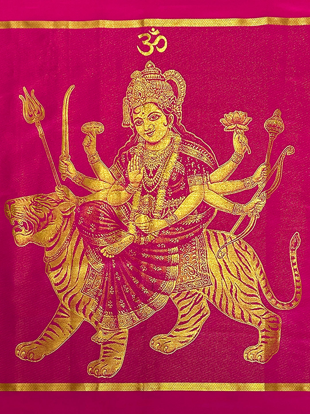 Art Silk Kanaga Durga Ponnadai Shawl Assorted Colour 518