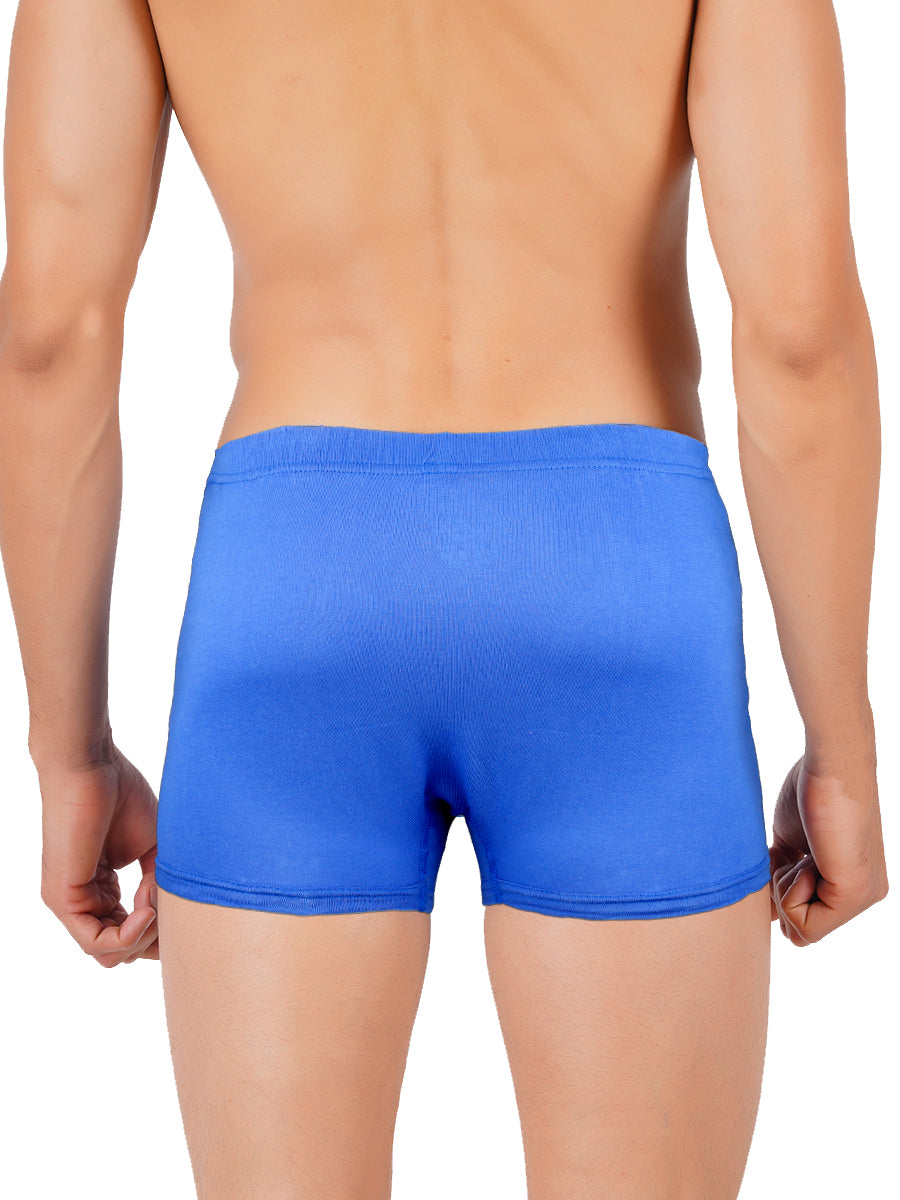 Combed Cotton without Pocket Trunk Inter Elastic Vintrack (2PCs Pack)-Back view