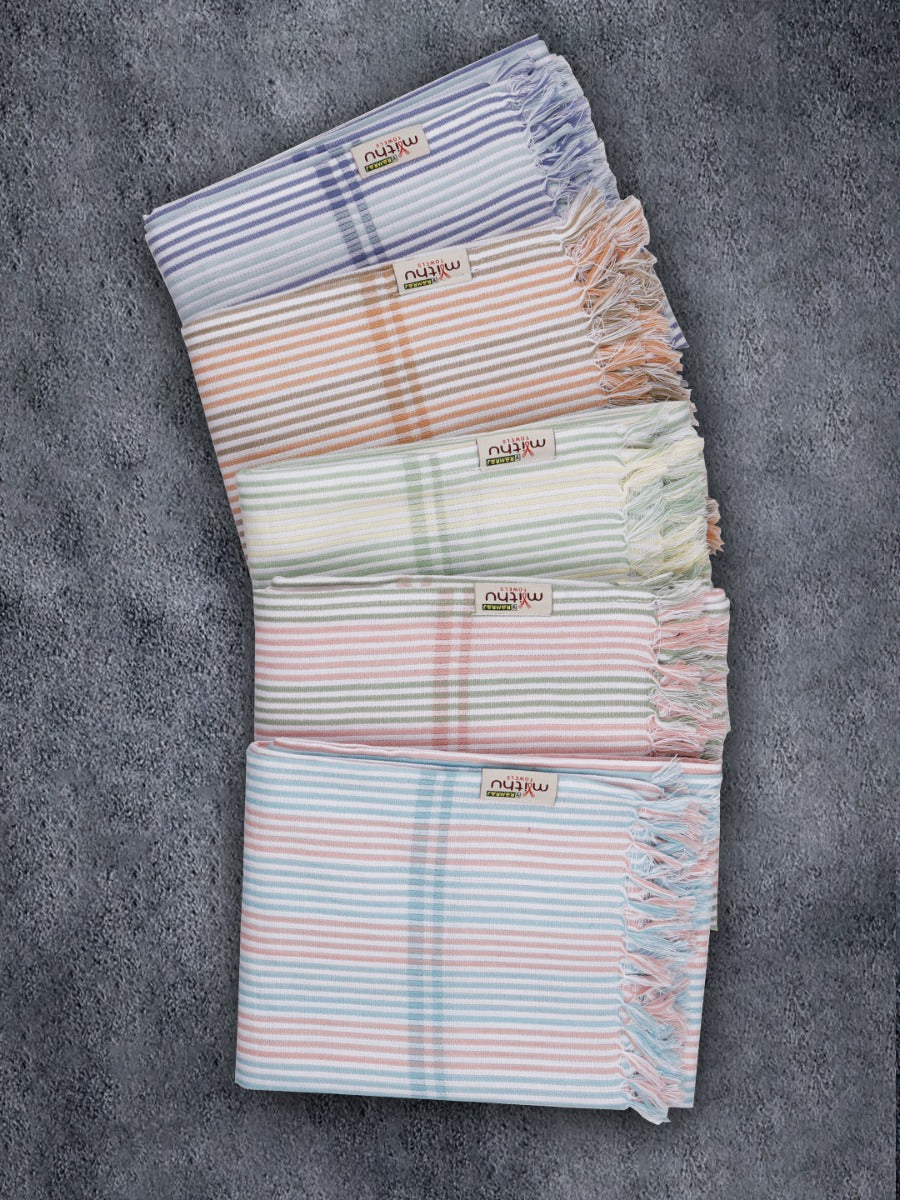 Signature Striped Bath Towel Pack of 2 (1109)