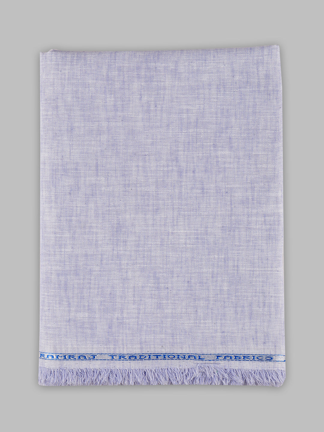 Women Cotton Blend Self Design Unstitched Kurti Fabric Purple Lampus