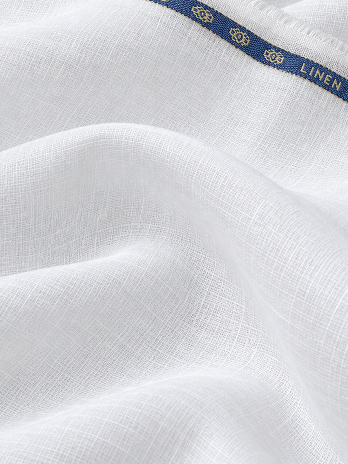 Linen Lyocell White Shirt Fabric 60 LEA