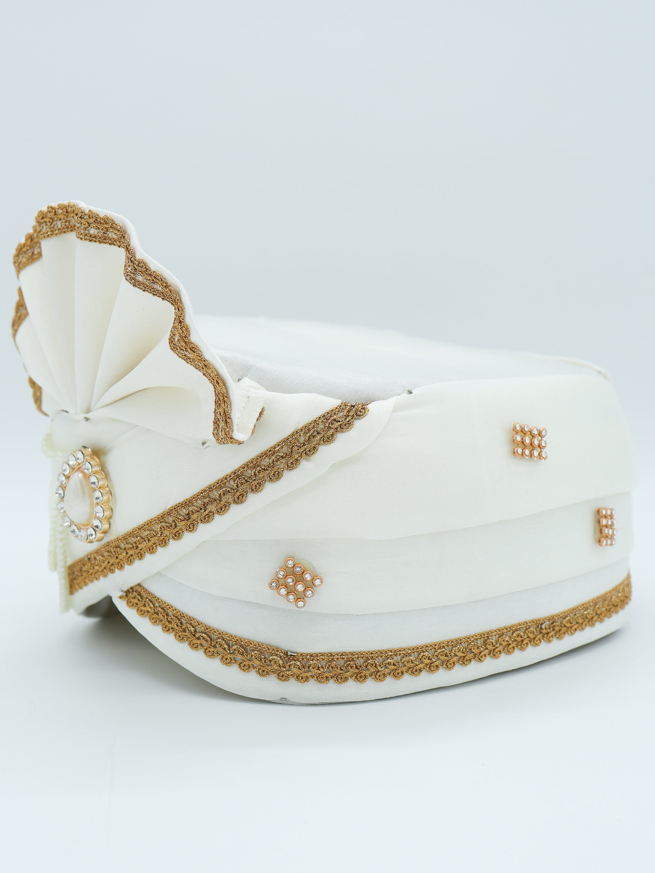 Traditional Silky Style Wedding Turban - 121