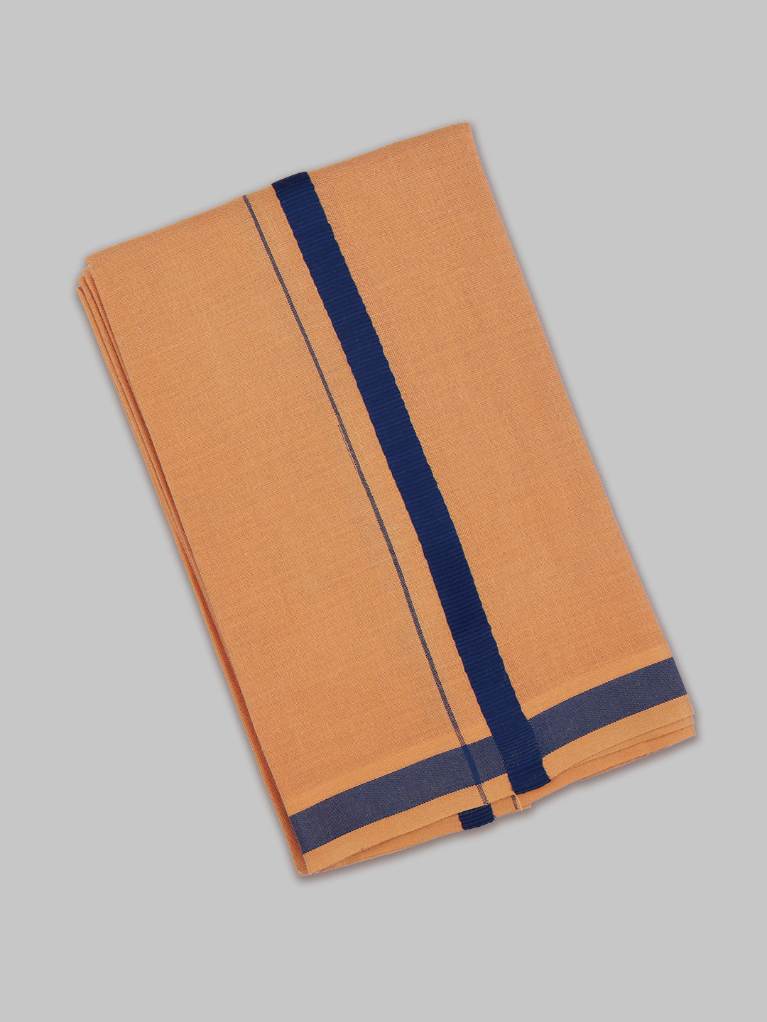 Devotional Kaavi Towel with Assorted Border Poojan (Pack of 2)