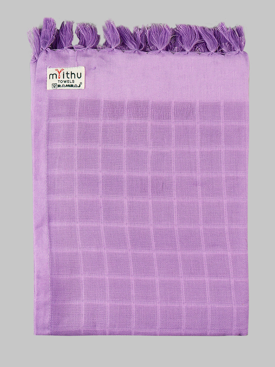 Cotton Checked Bath Towel with Assorted Colour Sweety
