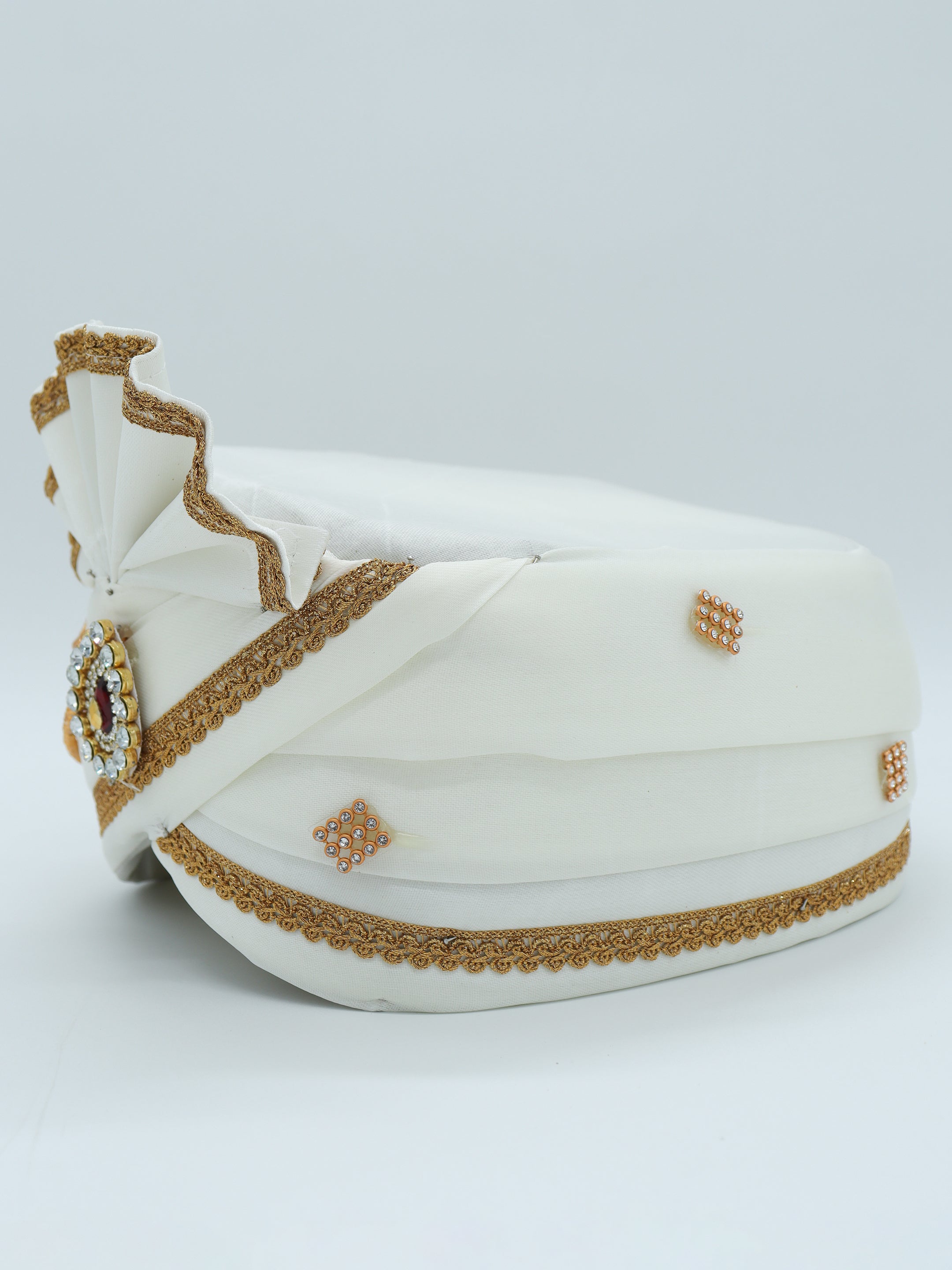 Traditional Silky Style Wedding Turban - 120
