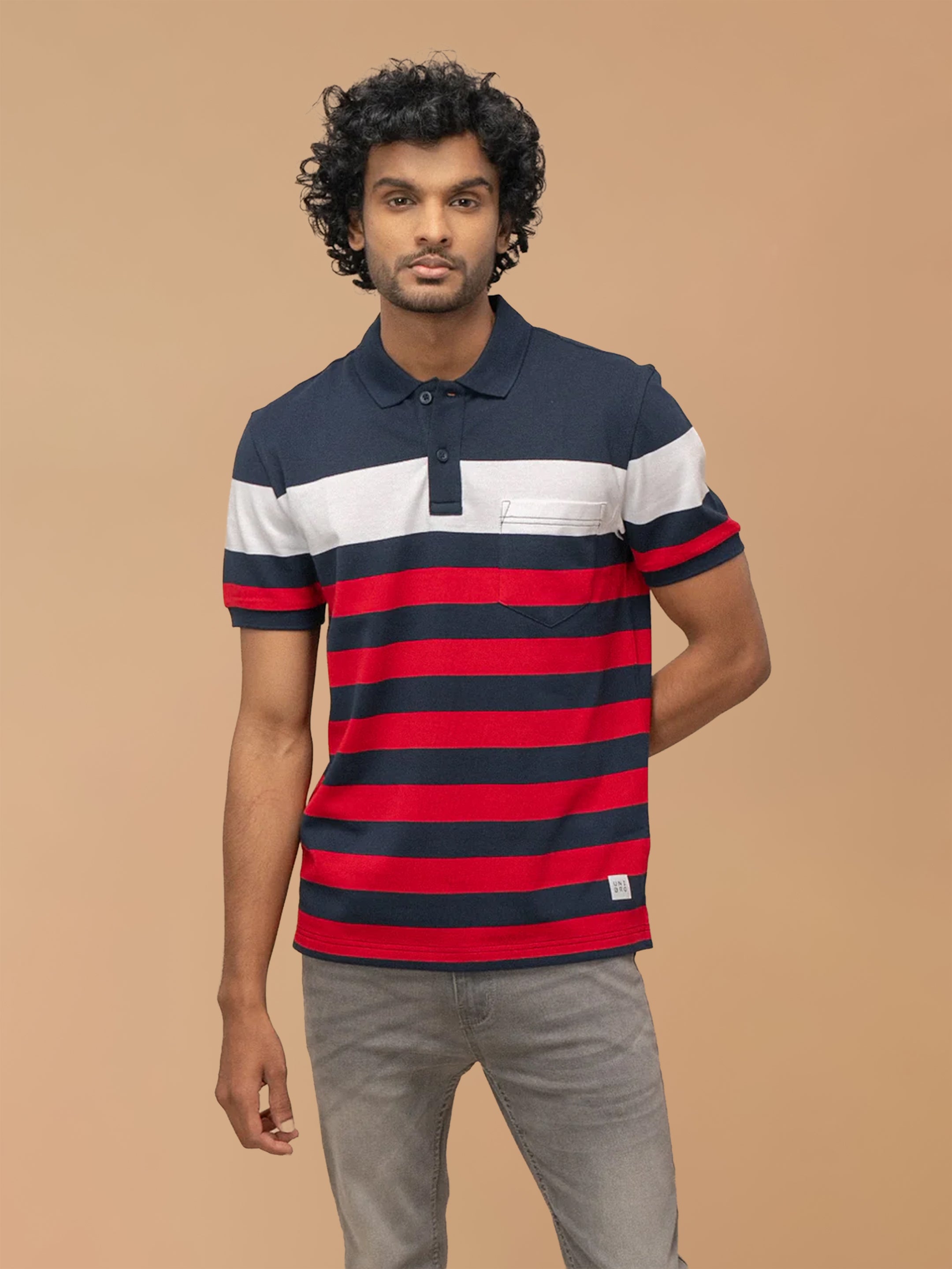 Stripper Cotton Rich Polo Jester Red