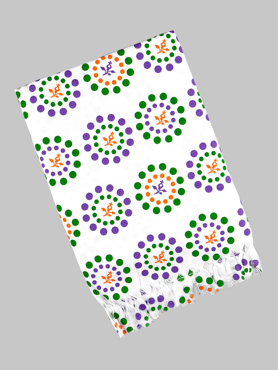 Penguin Print Cotton Bath Towel-View two