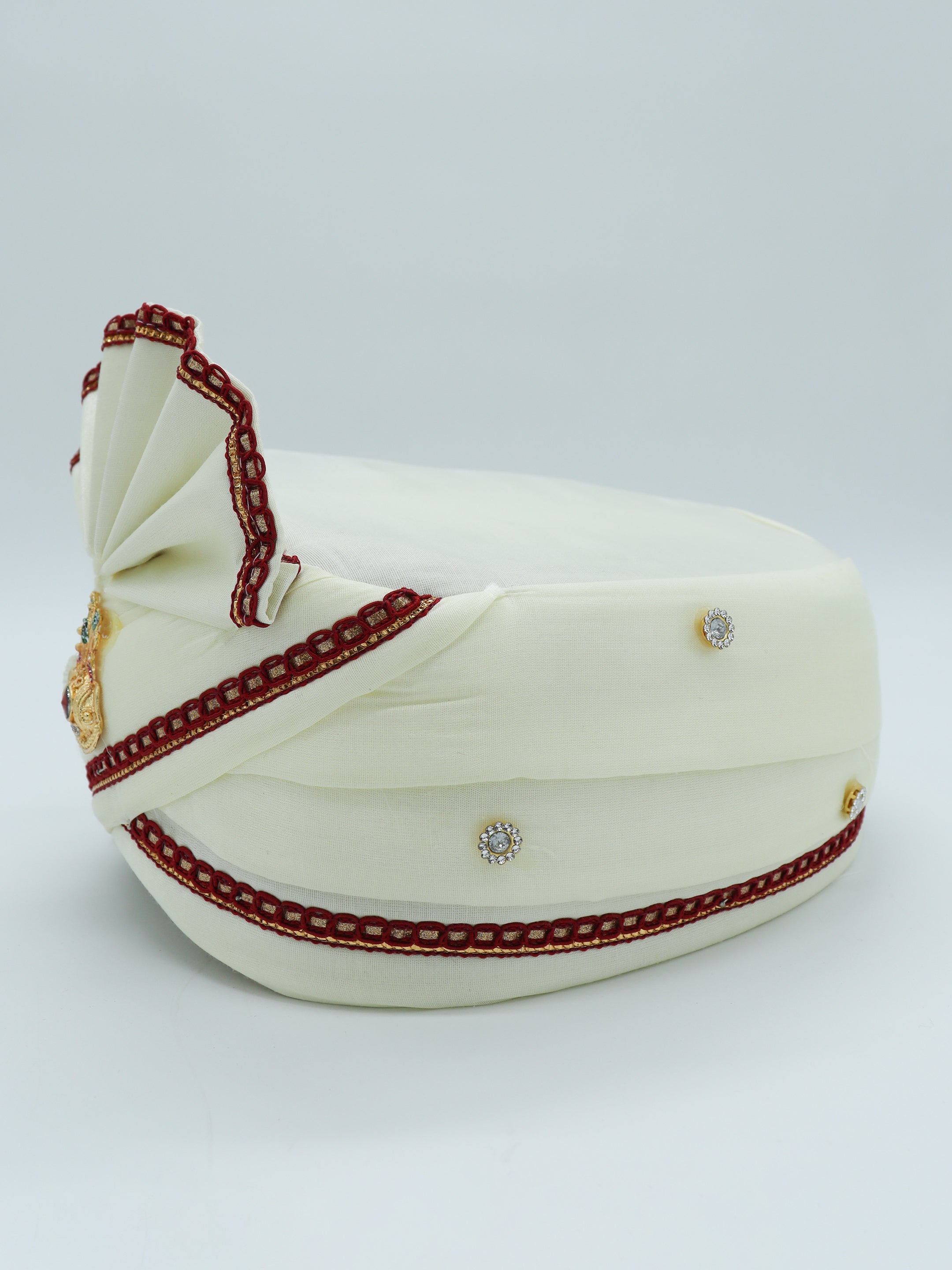 Traditional Silky Style Wedding Turban - 129