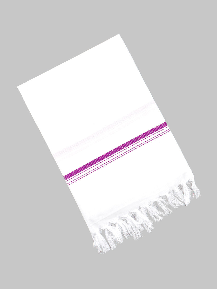 Cotton White Bath Towel Cypress