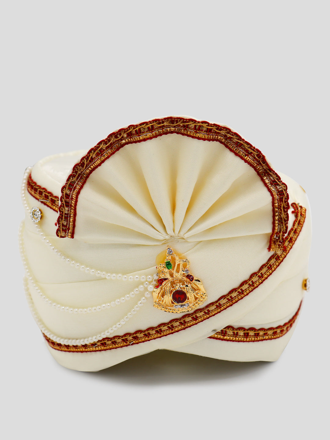 Traditional Silky Style Wedding Turban - 79