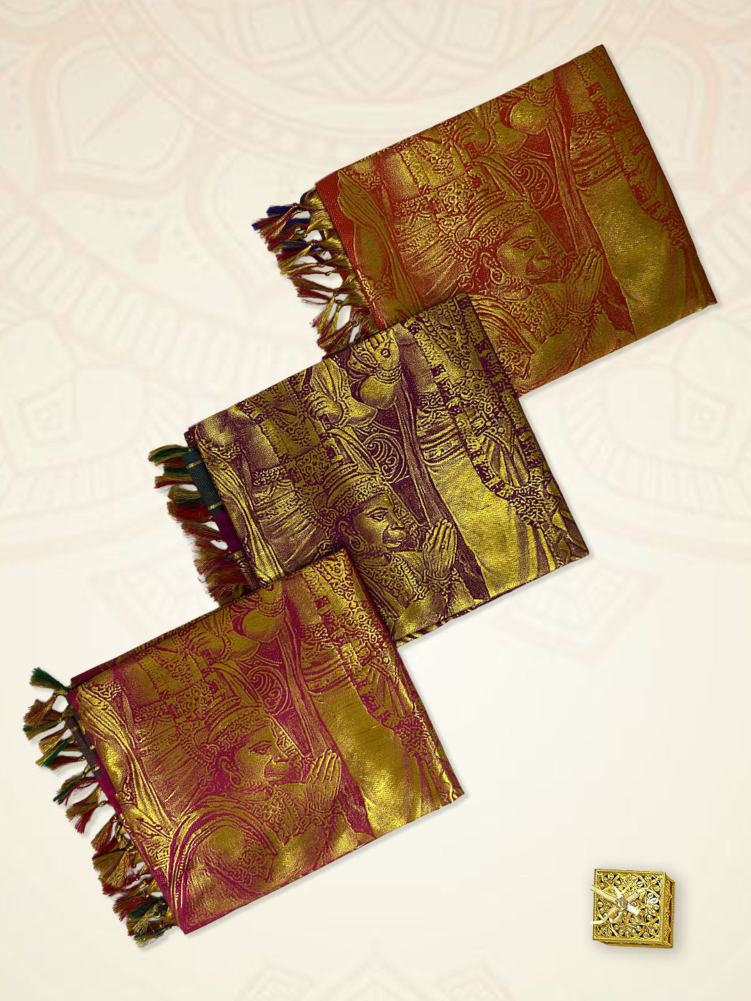 Art Silk Sri Ram Ponnadai Shawl Assorted Colour 518