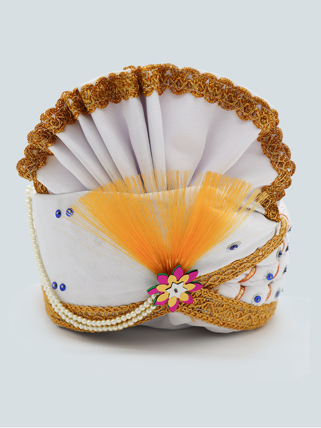 Traditional Silky Style Wedding Turban - 113