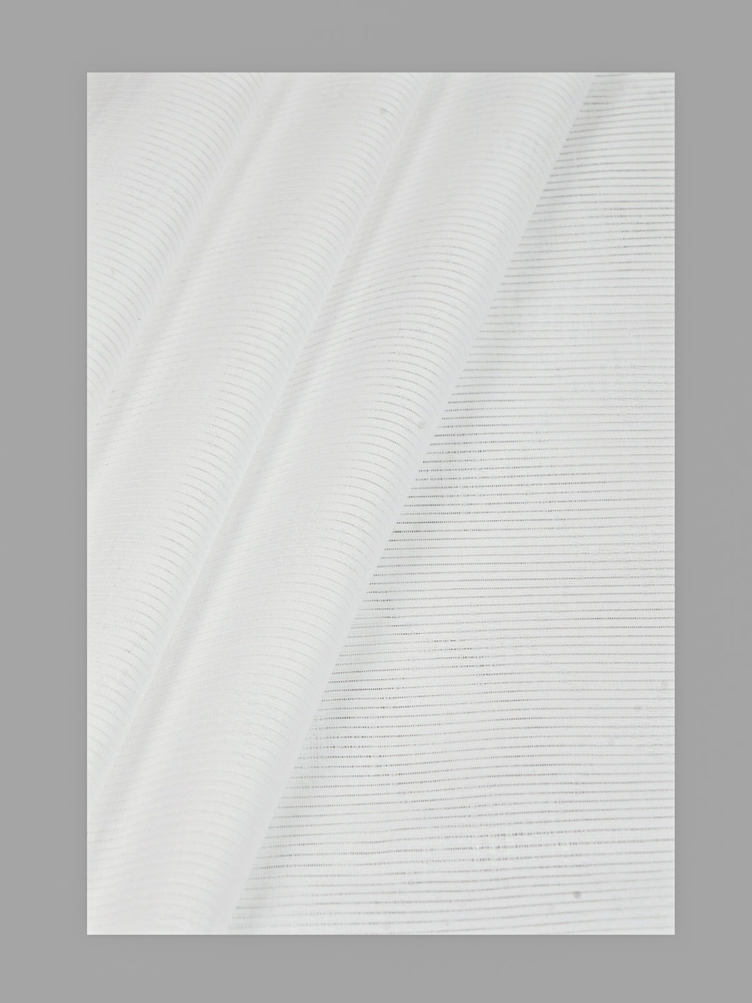 Men 100%Cotton Self Design Shirting White Forest 12