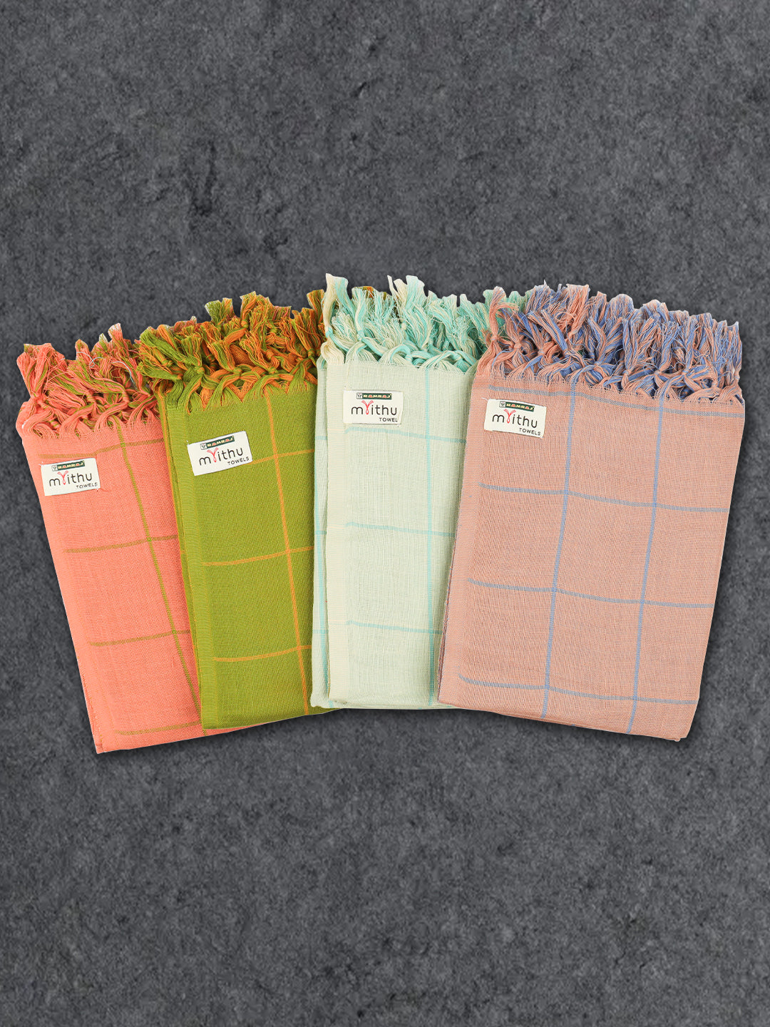 100% Cotton Bath Towel with Assorted Colour Twin Plus 896H