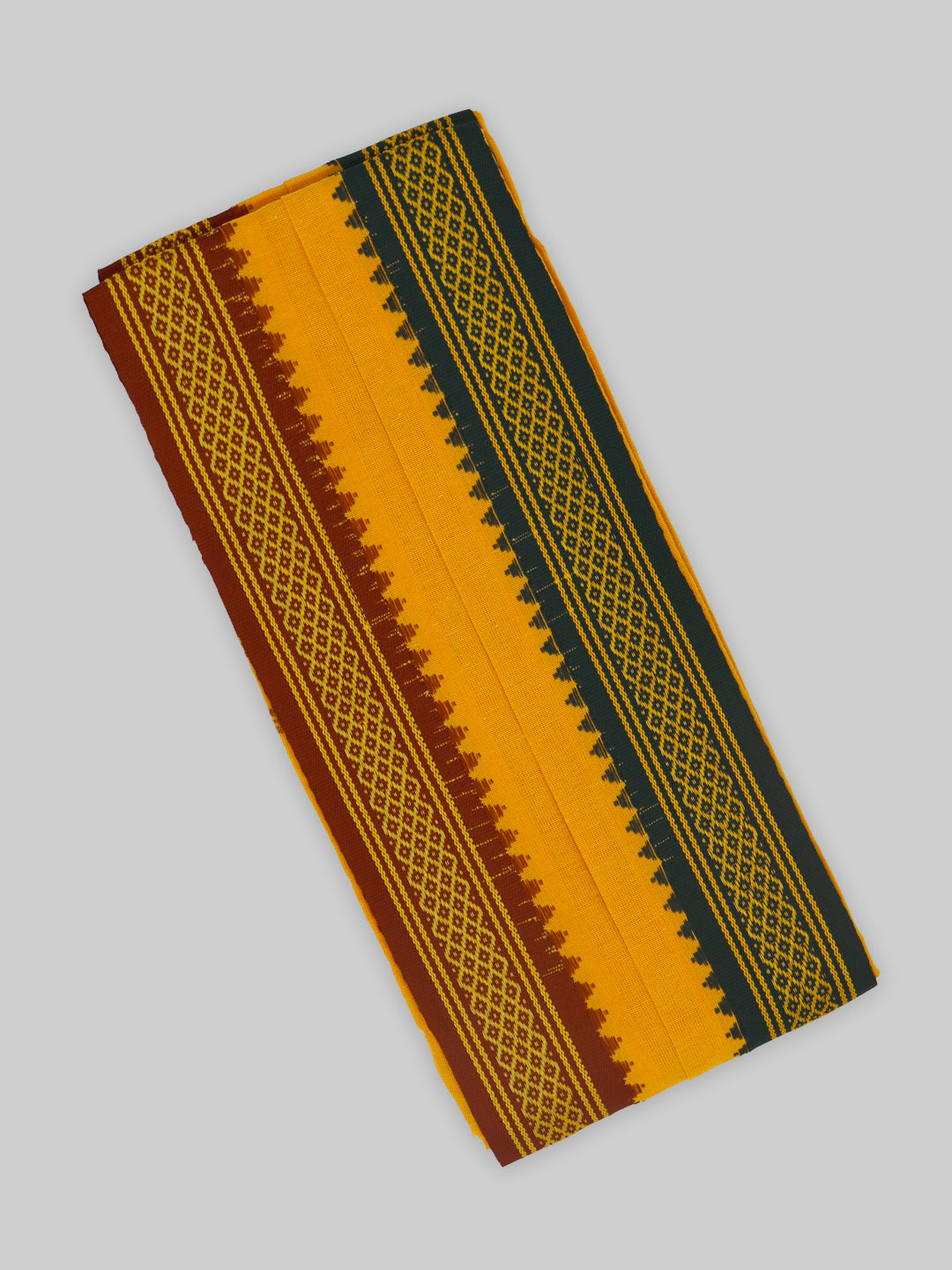 Men Angavastram Towel Vedant Mango (Pack of 2)