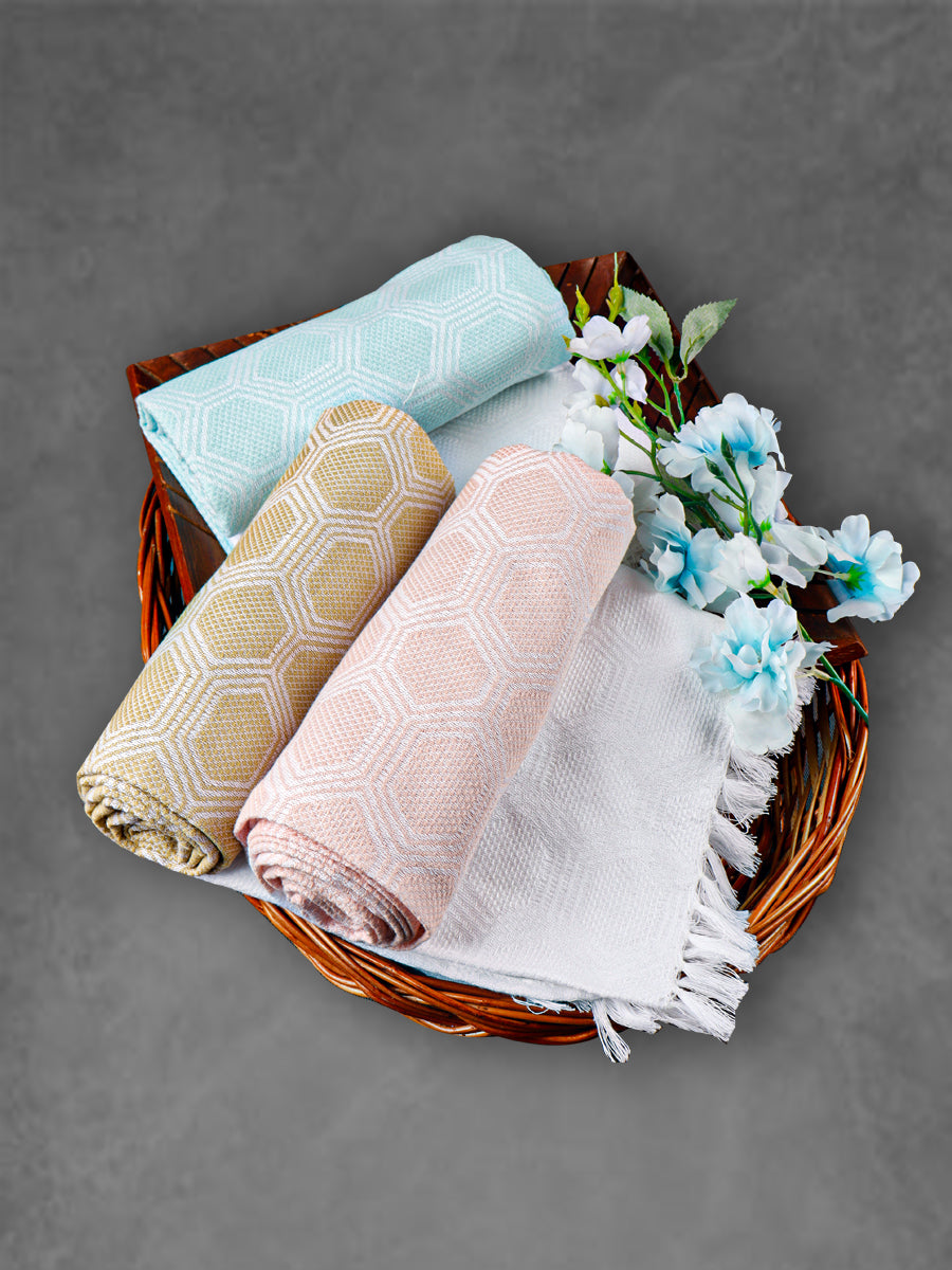 Premium Cotton Soft Feel Colour Bath Towel 1059