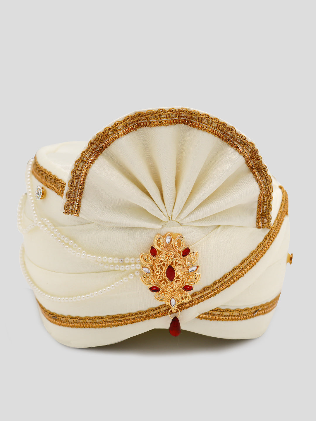 Traditional Silky Style Wedding Turban - 78