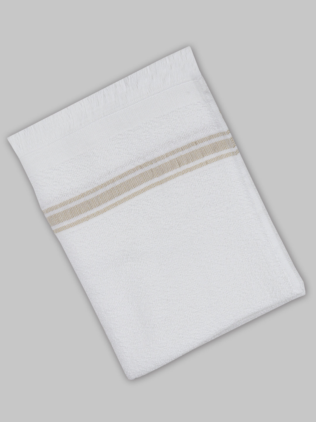 100% Cotton Terry Bath Towel White with low GSM