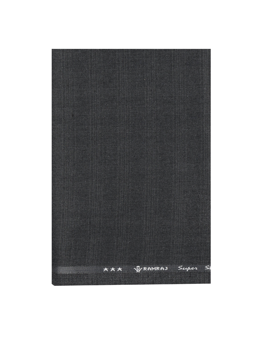 Cotton Denim Black Colour Plain Pants Fabric Enable Stertch