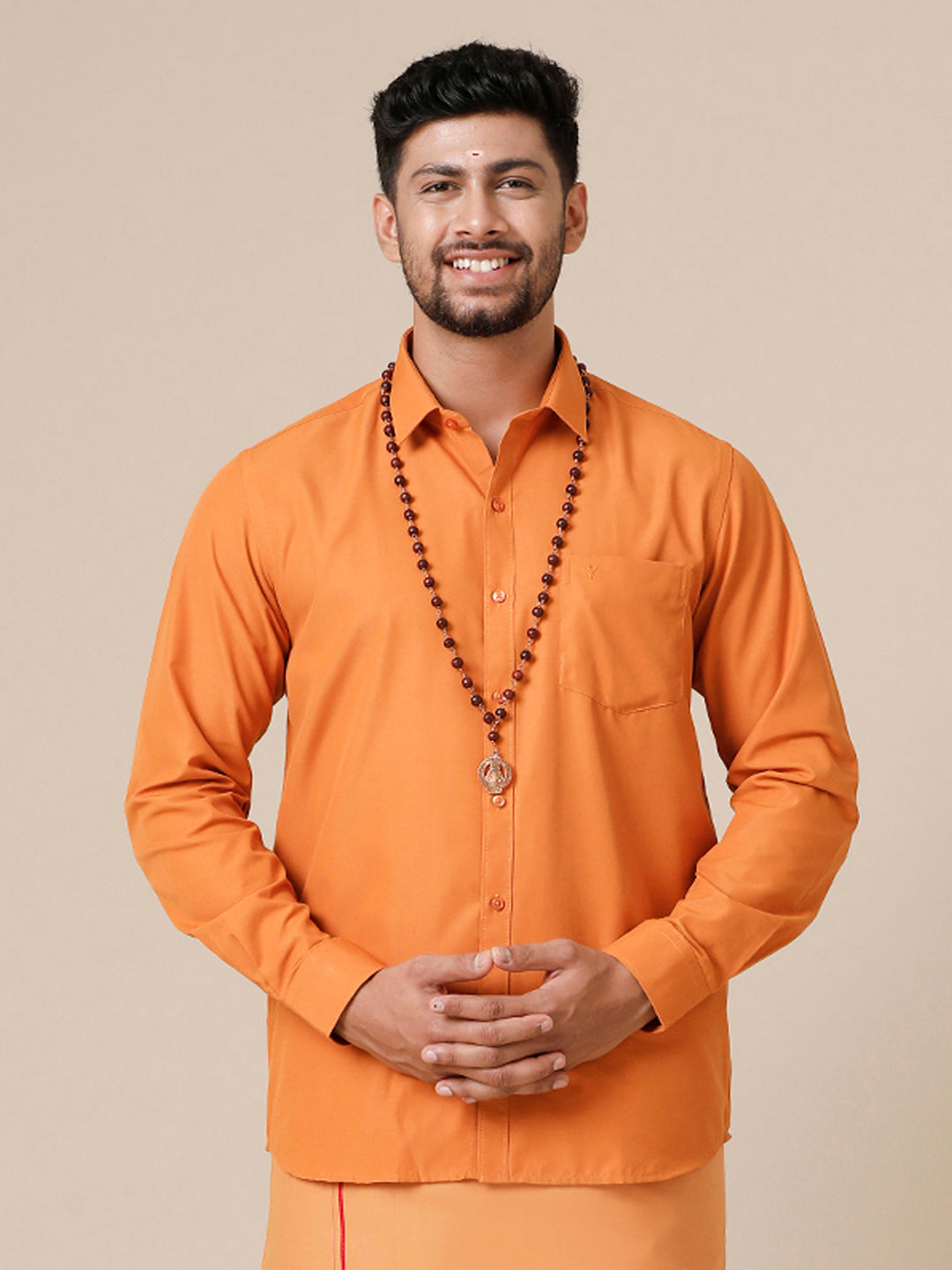 Men Cotton Rich Shirt Devotional Culture Club Kaavi
