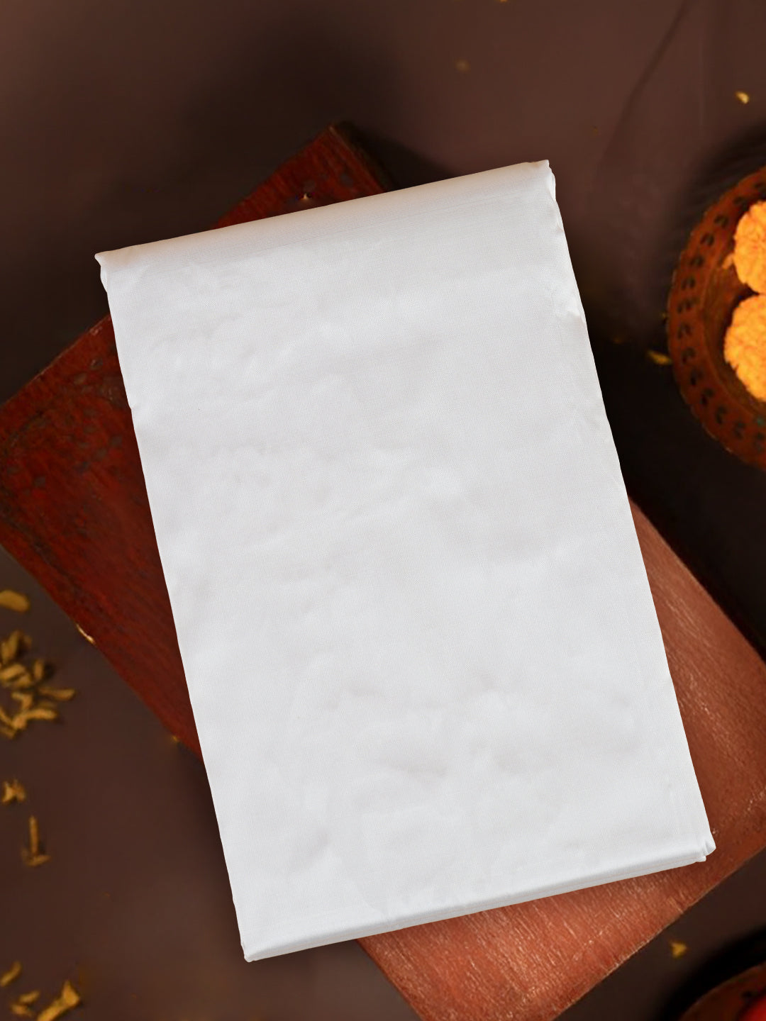 Men Silk White Shirting Fabric