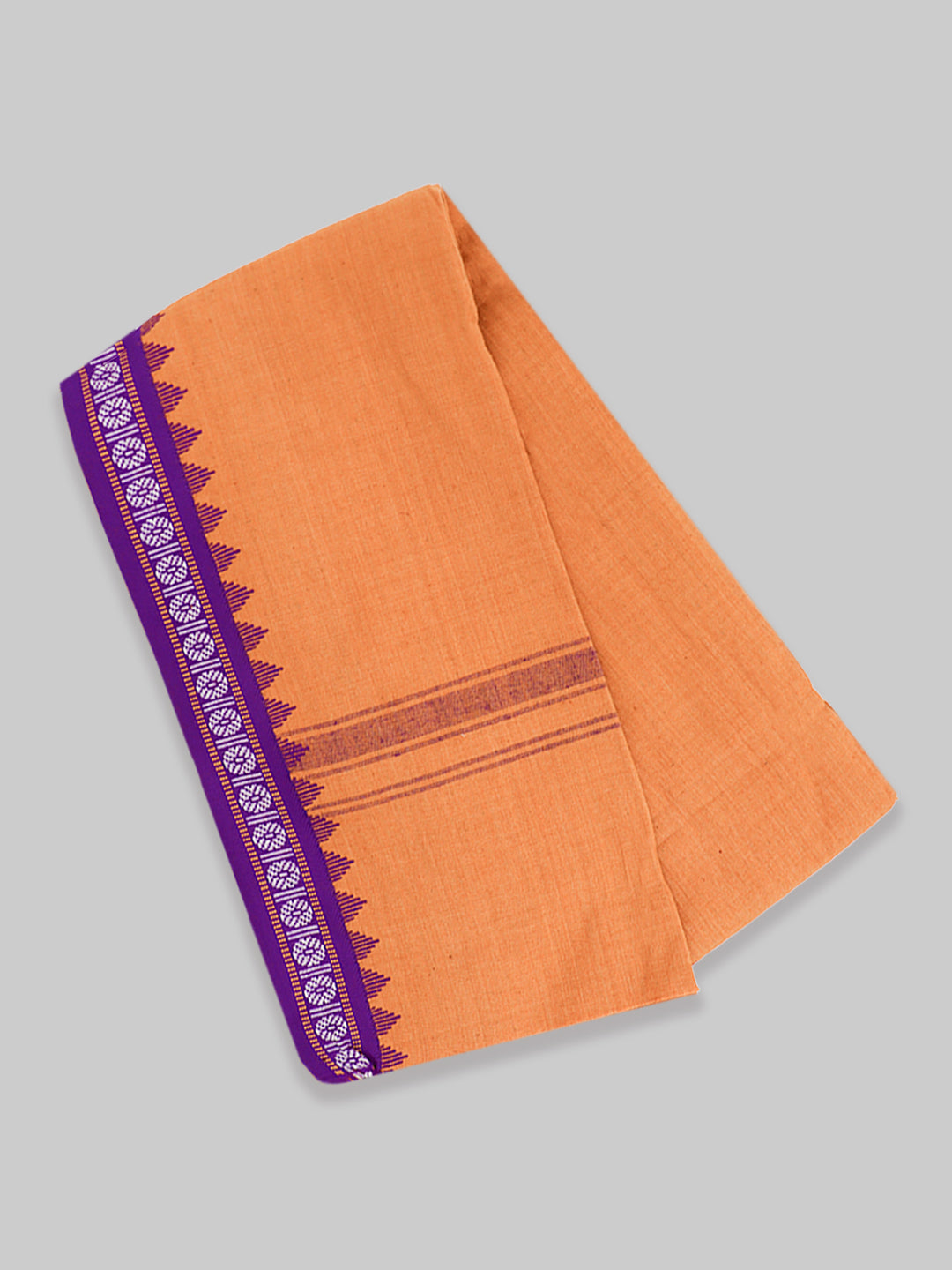 Men Fancy Border Angavastram Towel Kaavi