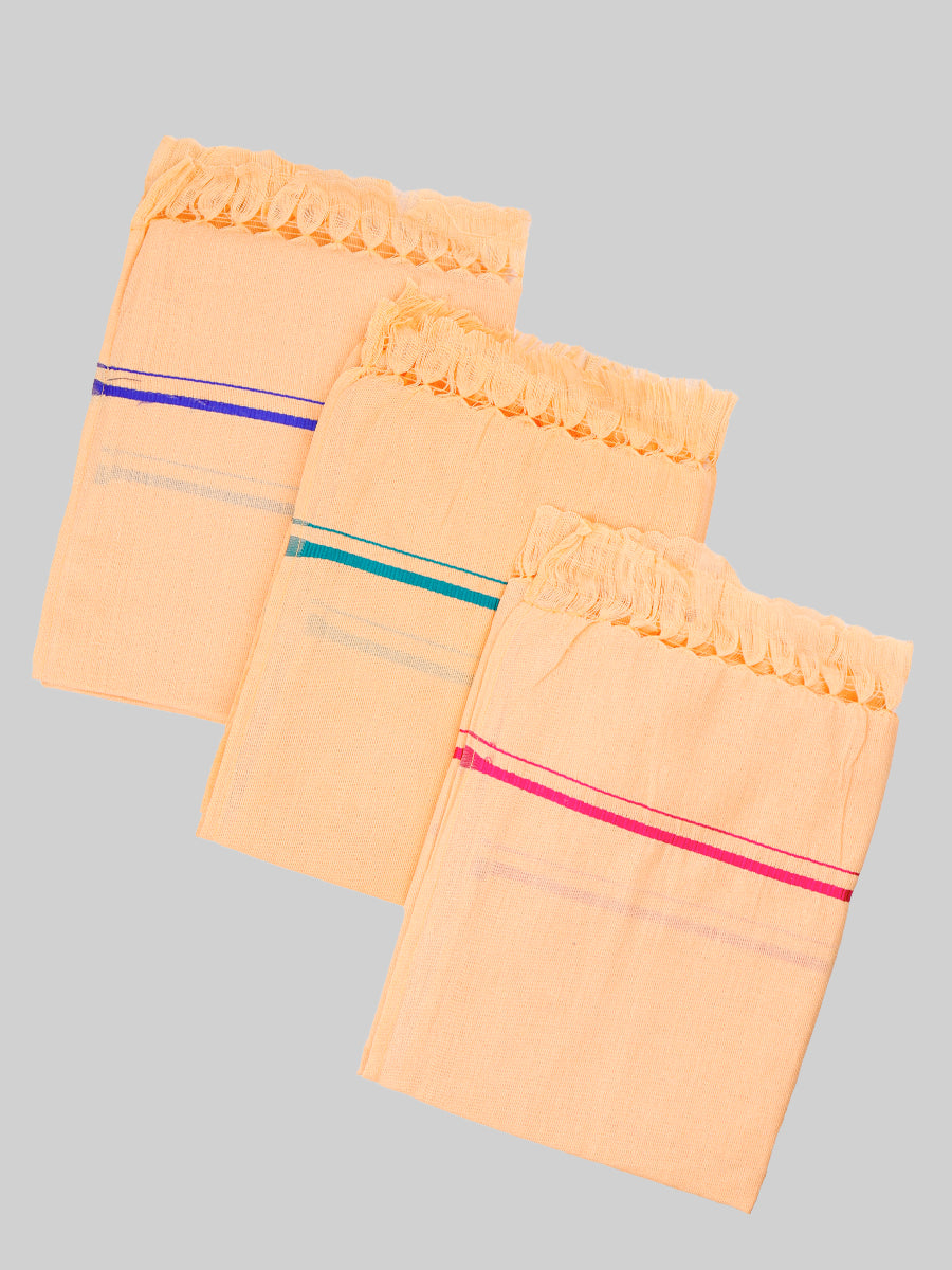 Assorted Border Devotional Towel Sandal Hariharan (Pack of 2)