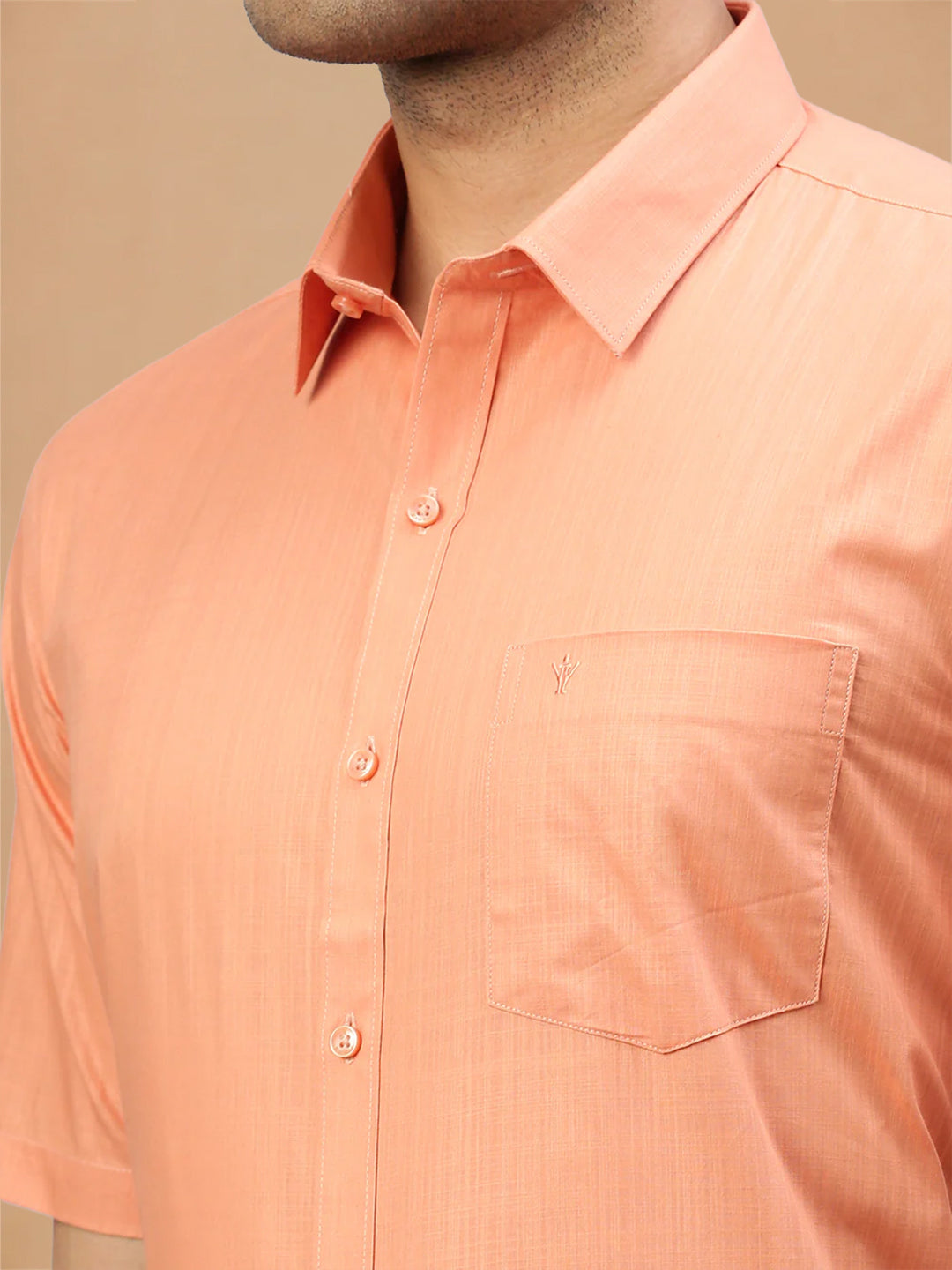 100% Cotton Copper Brown Regular Fit Shirt T37 TM4