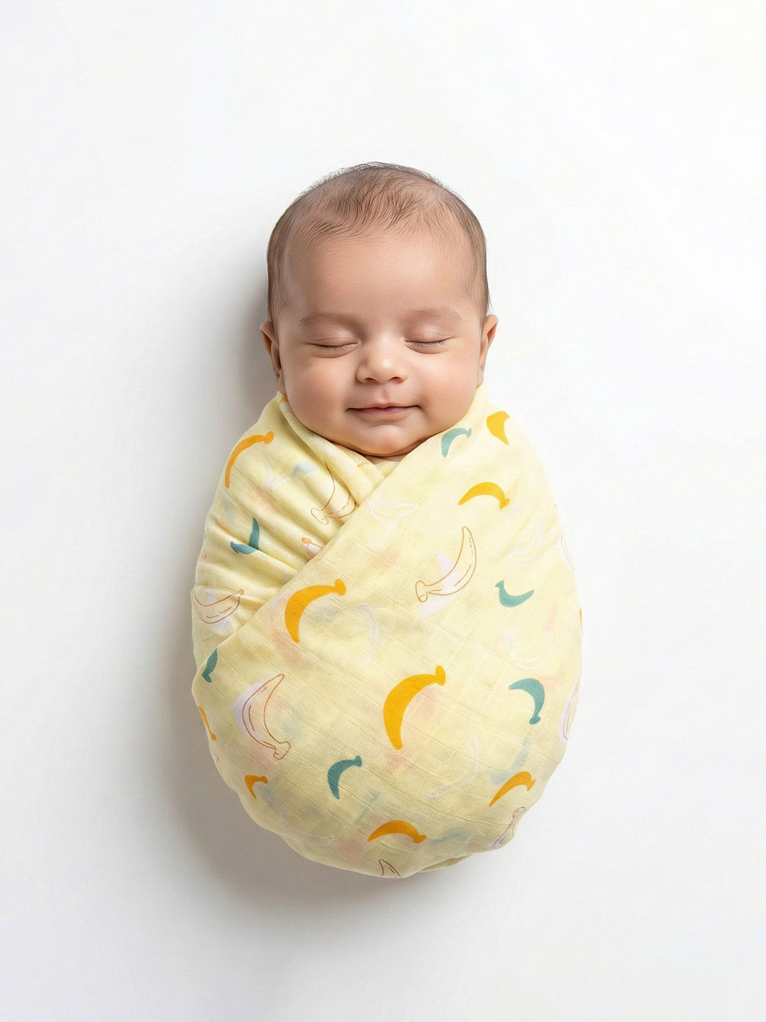 Ultra Soft Newborn Baby Wrapping Cloth (Pack of 3) Lightweight & Breathable Cotton | 1m x 1m