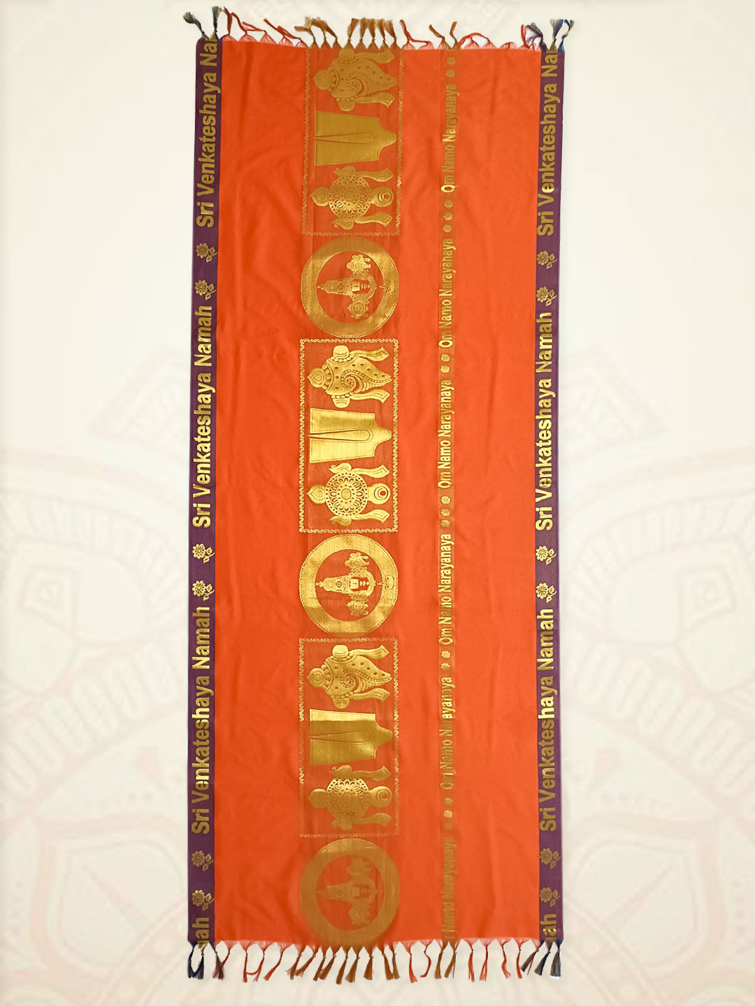 Art Silk Perumal Ponnadai Shawl Assorted Colour 512