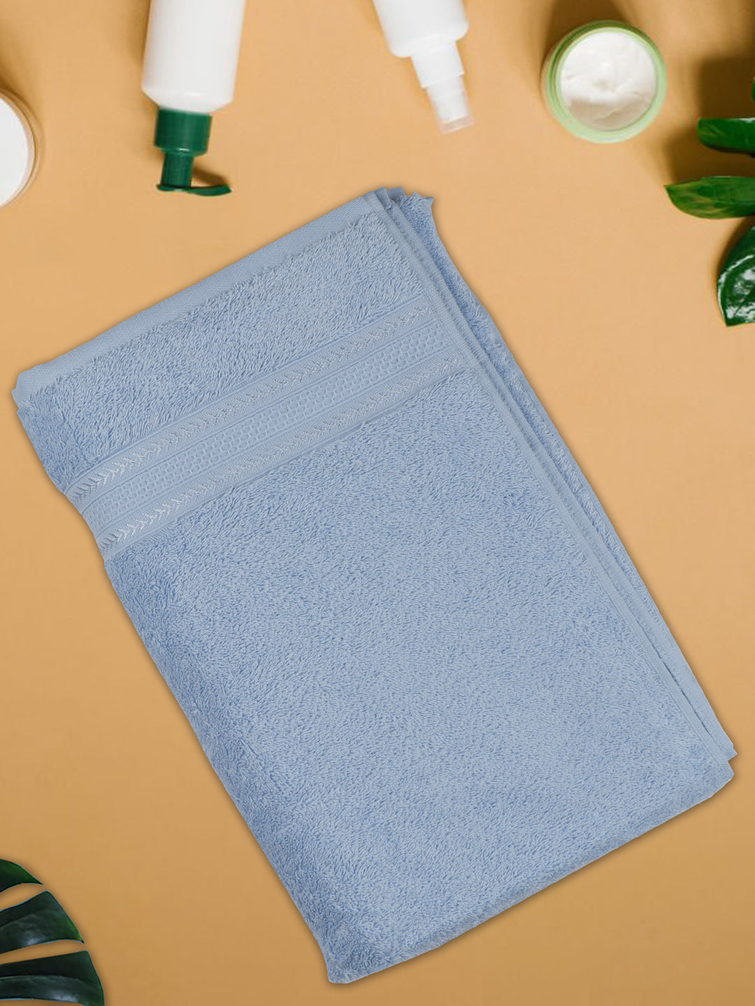Bamboo Cotton Terry Bath Towel Blue BC6