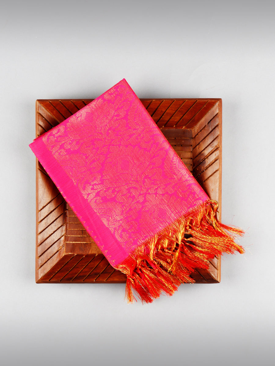 Assorted Colour Jari Shawl/Ponnadai 001