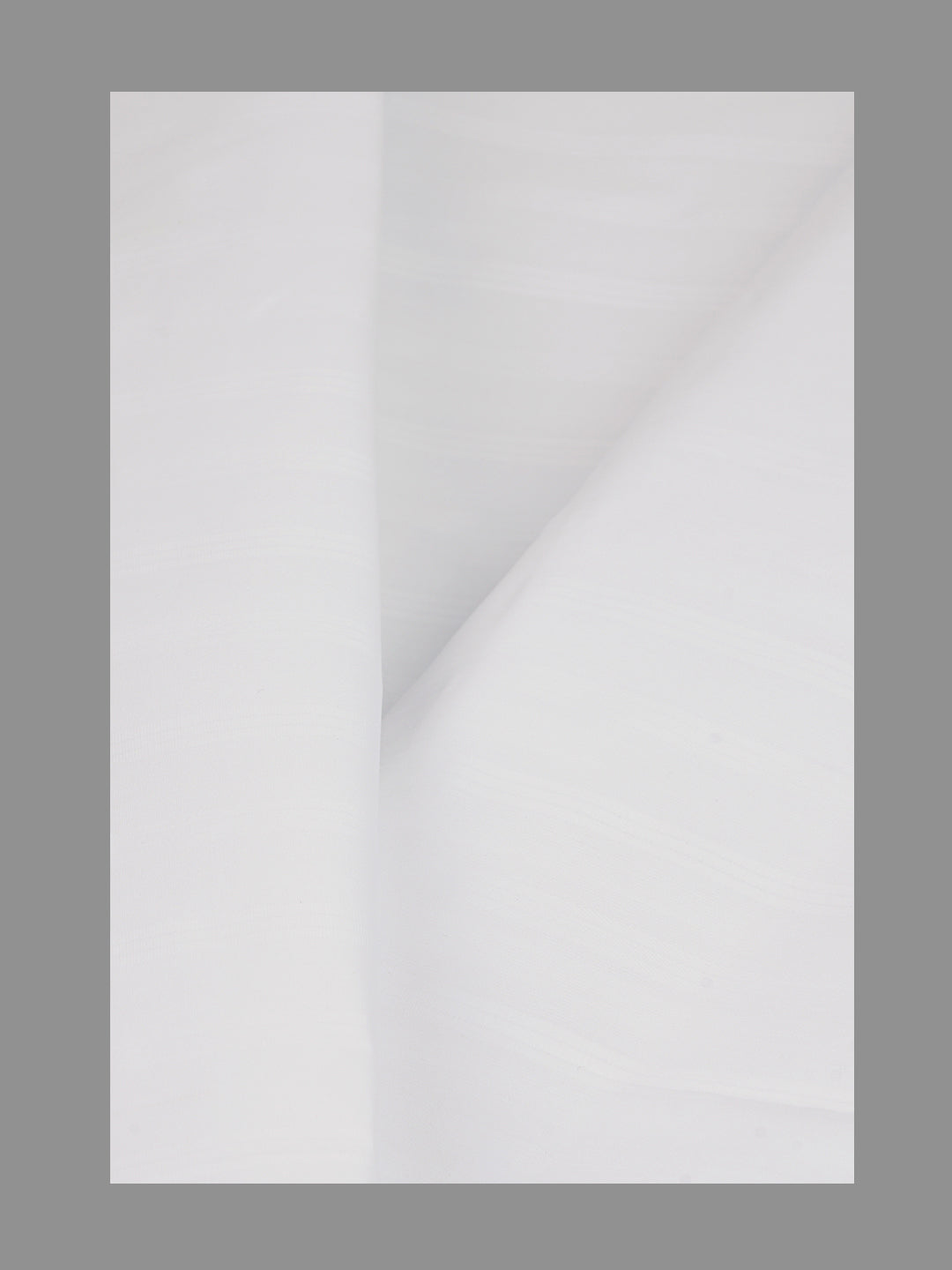 Men 100%Cotton Self Design Shirting White Forest 20