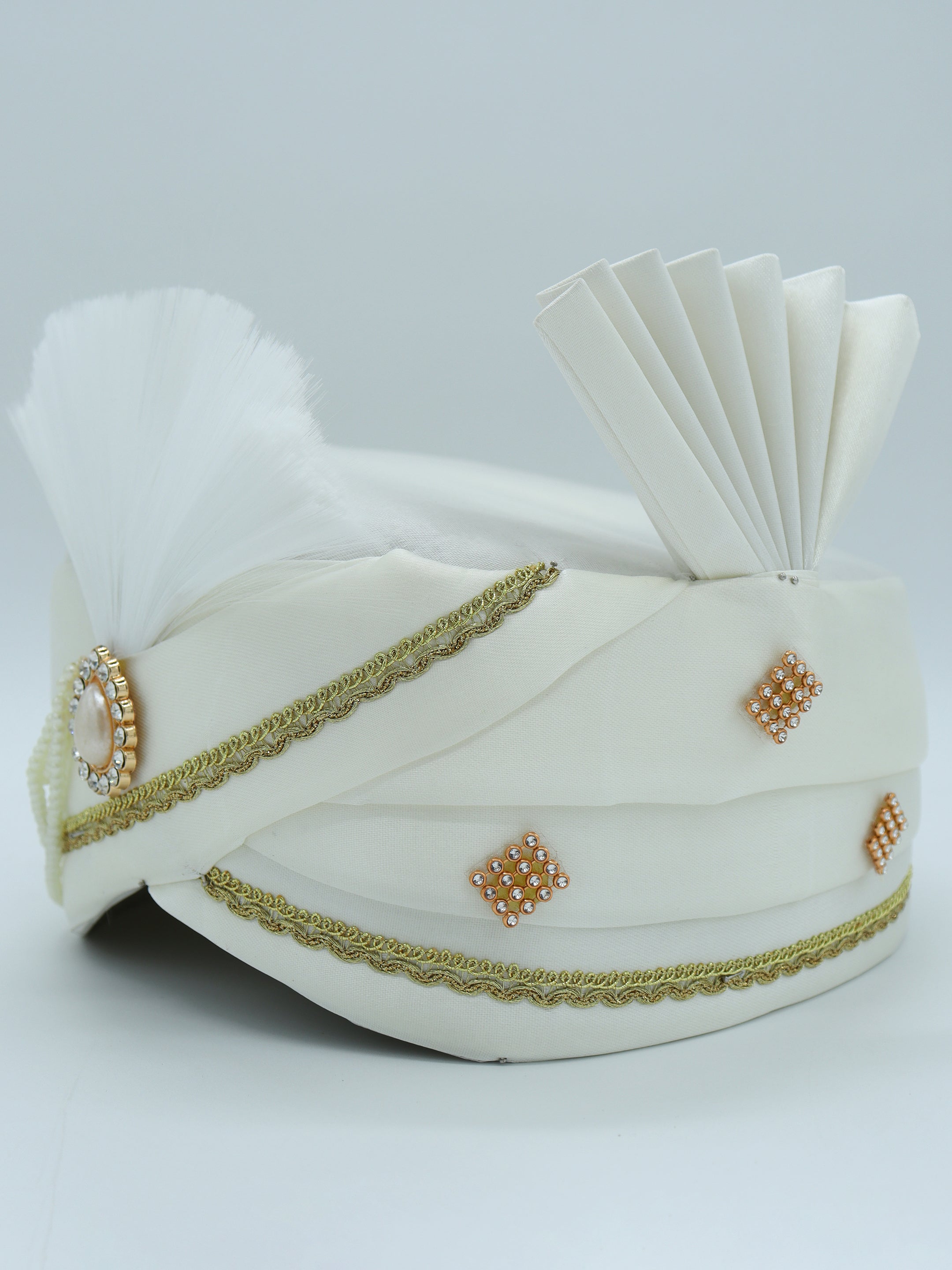 Traditional Silky Style Wedding Turban - 122