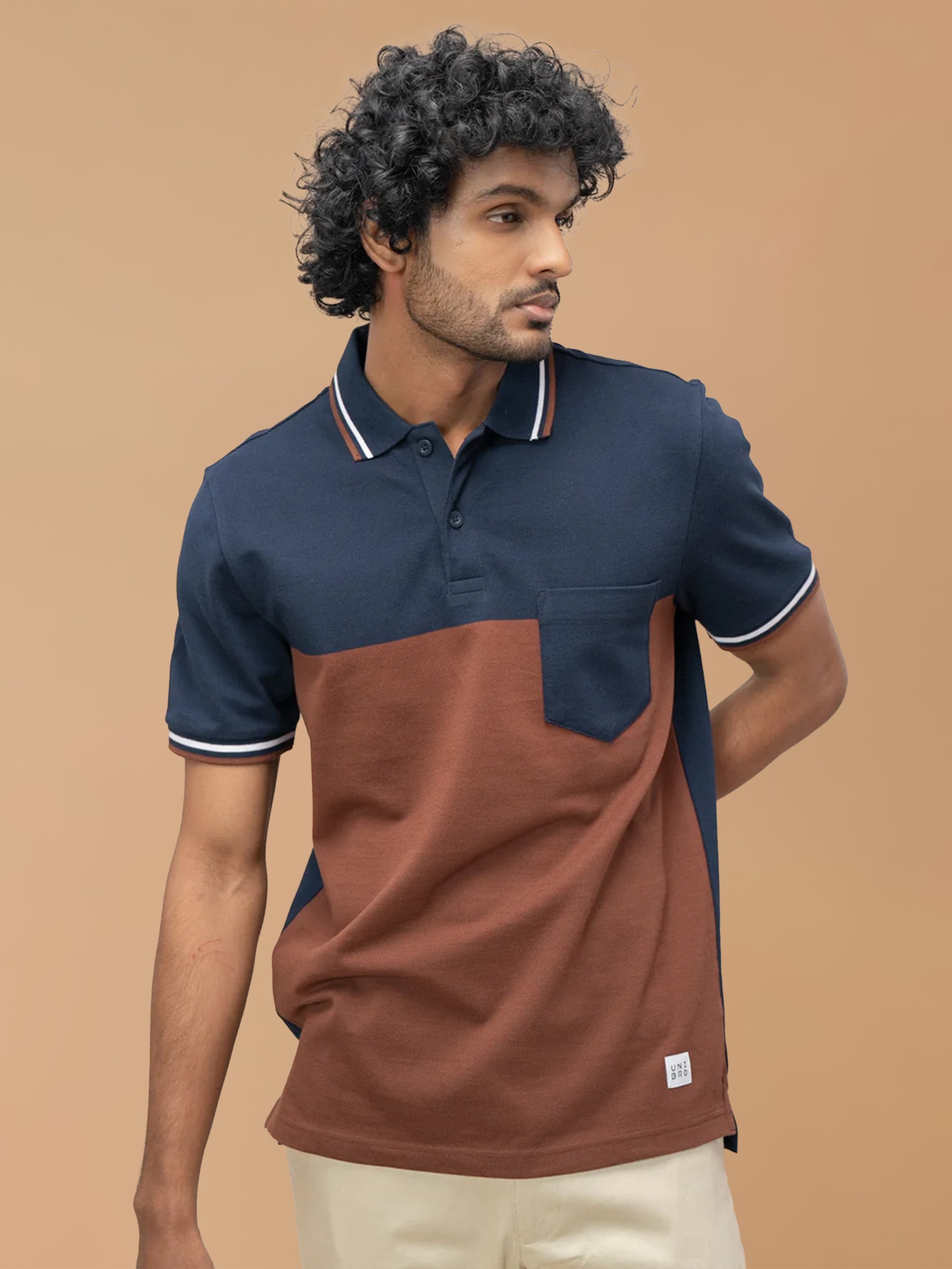 Stripper Cotton Rich Polo Brunette