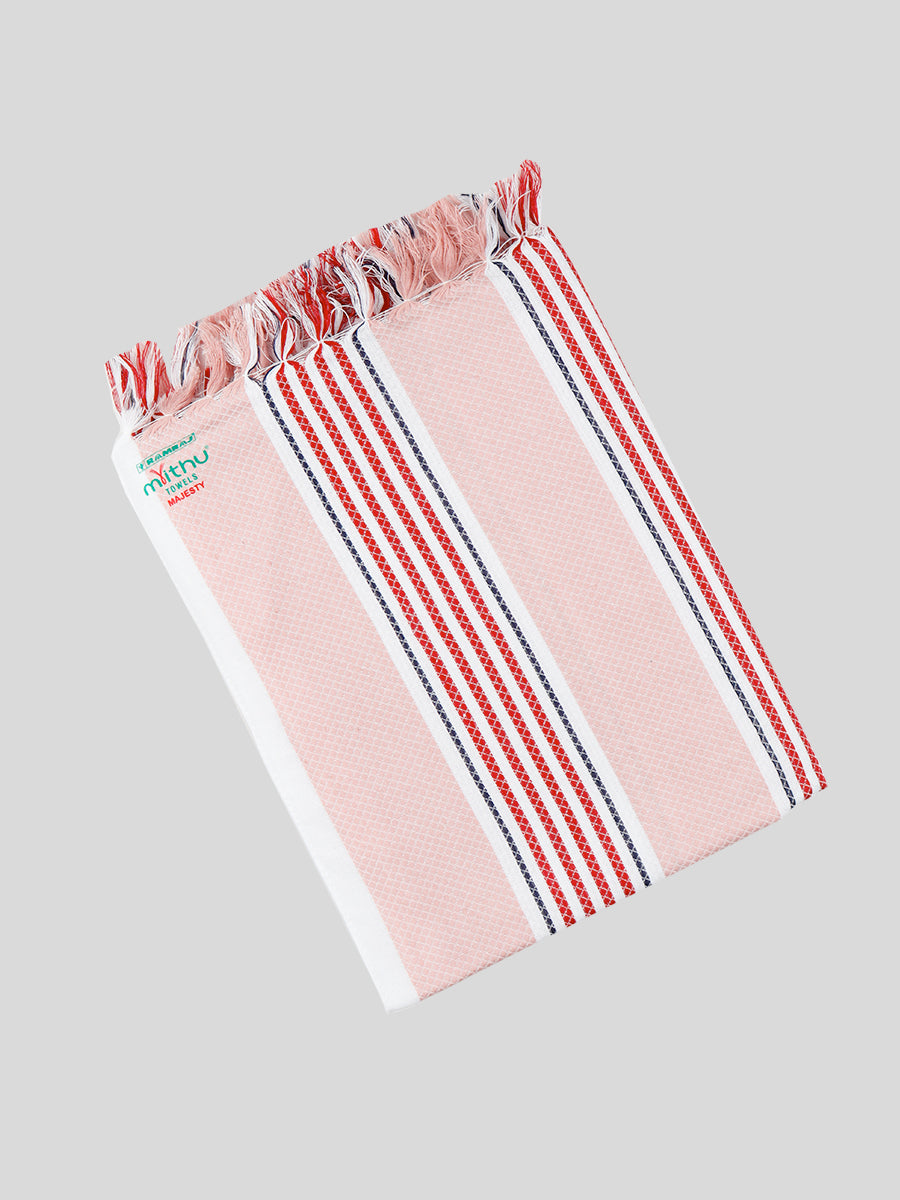 Cotton Colour Bath Towel Majesty Towel-Red