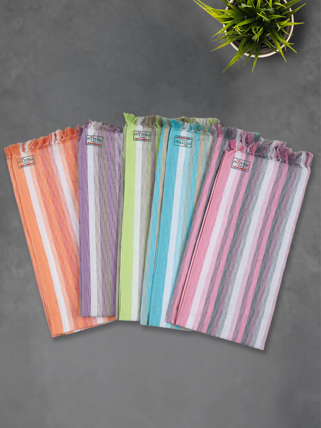 100% Cotton Premium Soft Bath Towel with Assorted Colours Grass Land