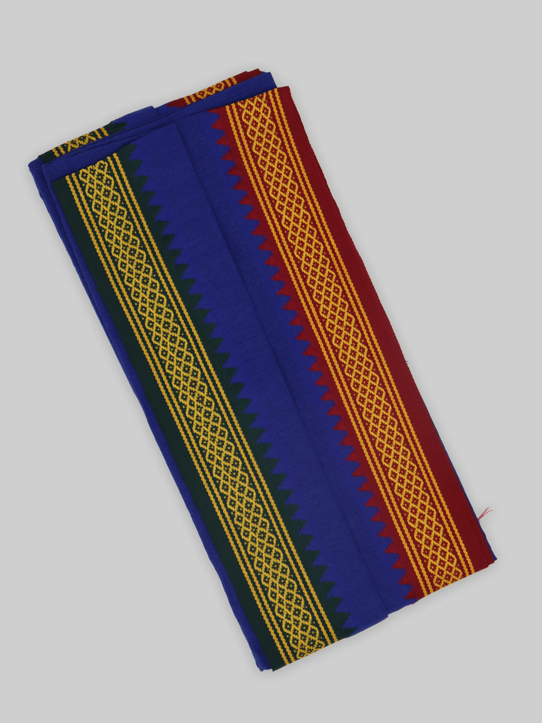 Men Angavastram Towel Vedant Blue (Pack of 2)