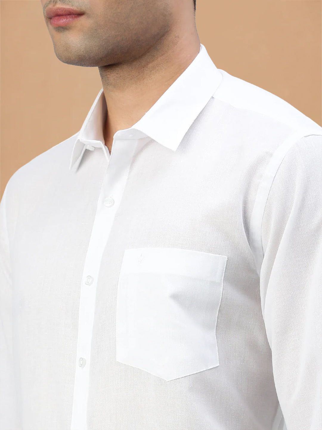 Cotton Rich White Shirt – Leader White | Liberty Cut