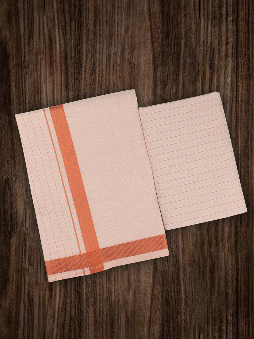 Men Premium Tissue Dhoti & Shirt Sets Celebrity Delight Copper