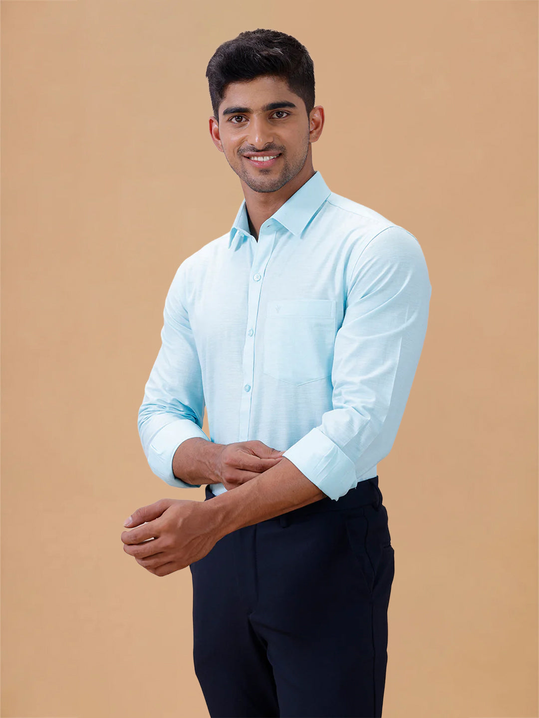 Cotton Rich LT Mint Green Regular Fit T64 ANT4
