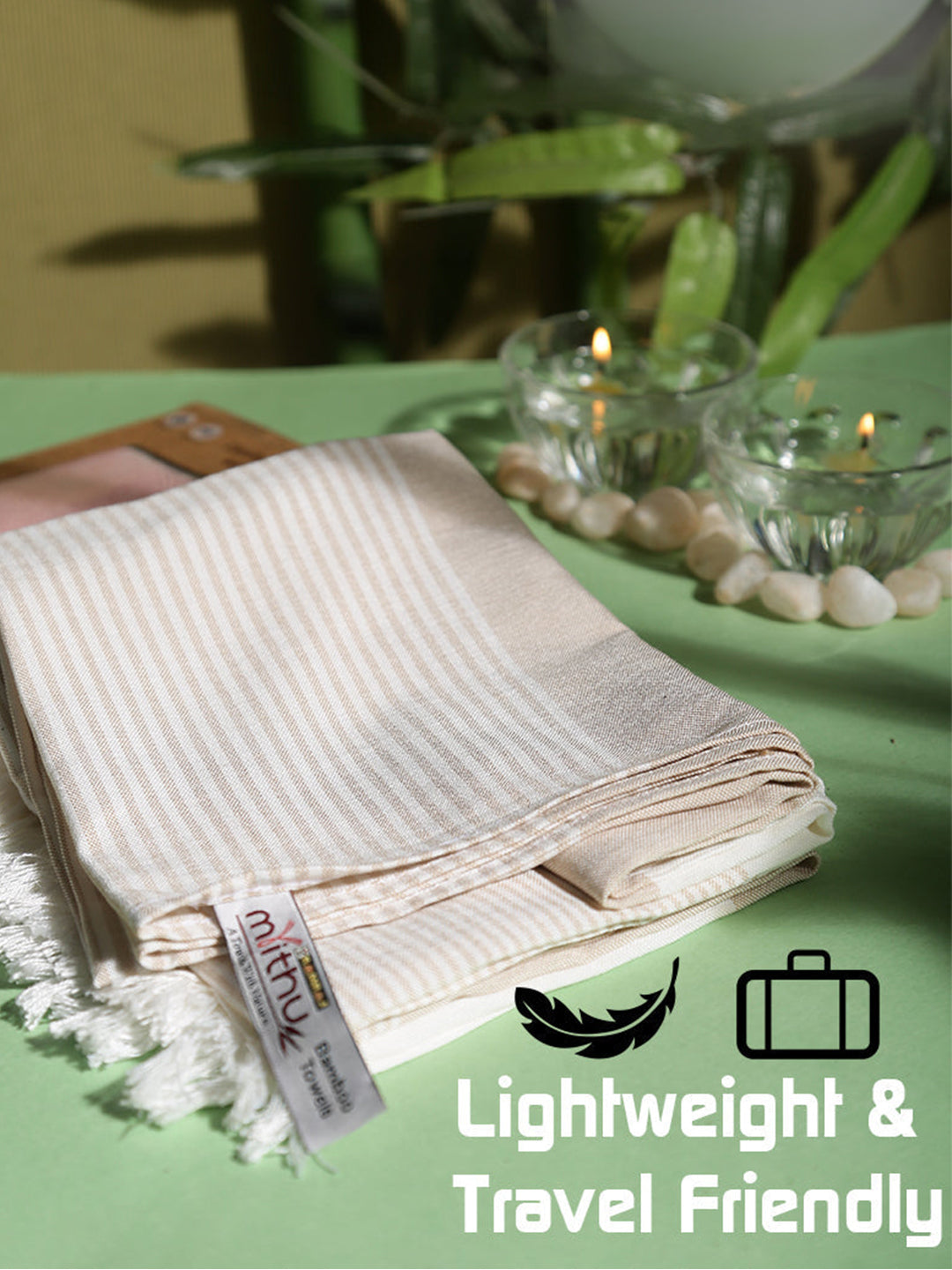 Ultra Soft & Quick Absorbent Bamboo Assorted Colours Bath Towel (Size 0.83m X 1.6m)