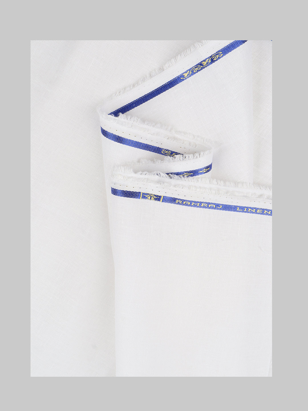 Men Premium Linen Lyocell Plain White Shirt Fabric