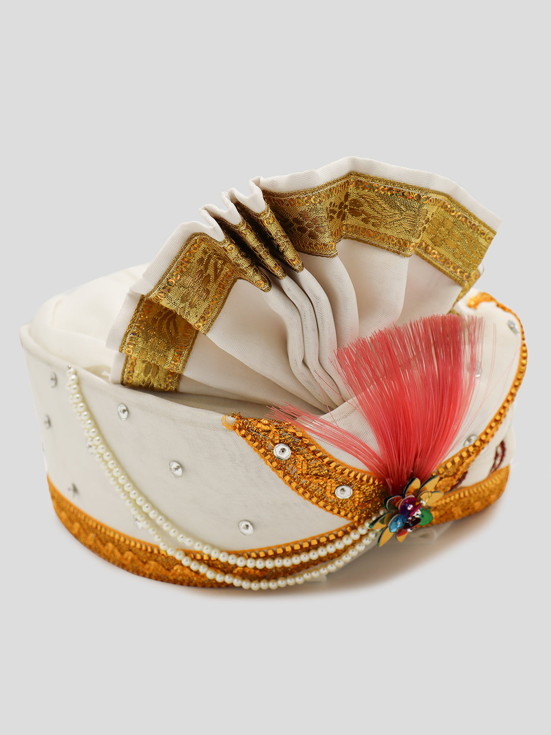 Traditional Silky Style Wedding Turban - 74